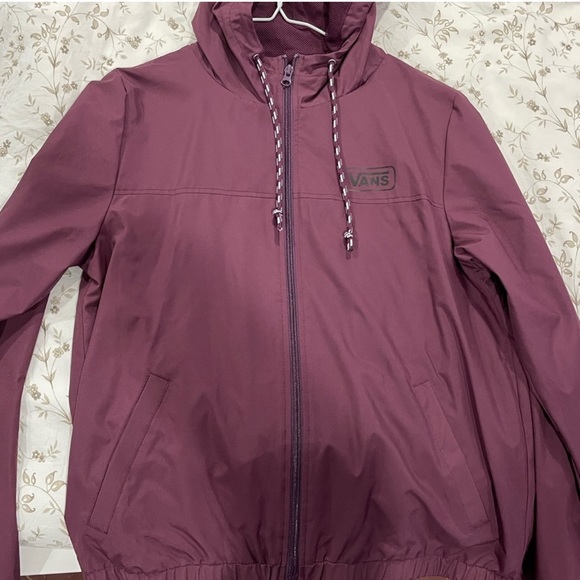 Vans Burgundy Windbreaker - Picture 1 of 4